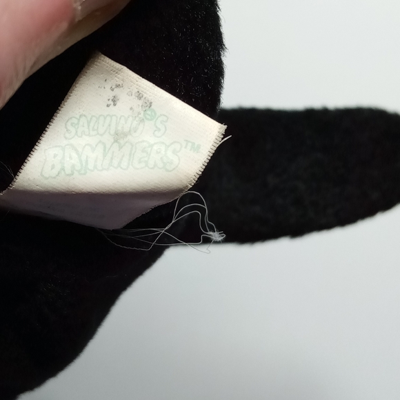 1998 Salvino's Bammers Black Tuxedo #24 Ken Griffey Jr Beanie Bear - Picture 2 of 6